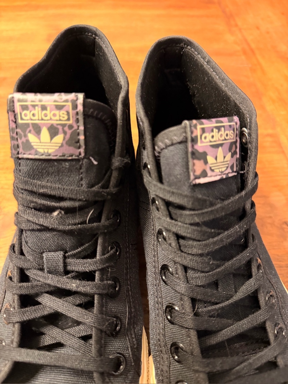 Adidas Women’s ‎Nizza Trek Black Magic Beige Trek Athletic Shoe Sneaker - Picture 9 of 16
